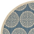 thumbnail image 5 of SAFAVIEH Outdoor LND176M Linden Collection Blue / Creme Rug, 5 of 7