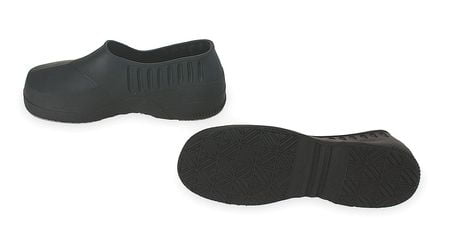 Value Brand Size S Plain Toe Overshoes, Men's, Black, 3XE82 by VALUE BRAND