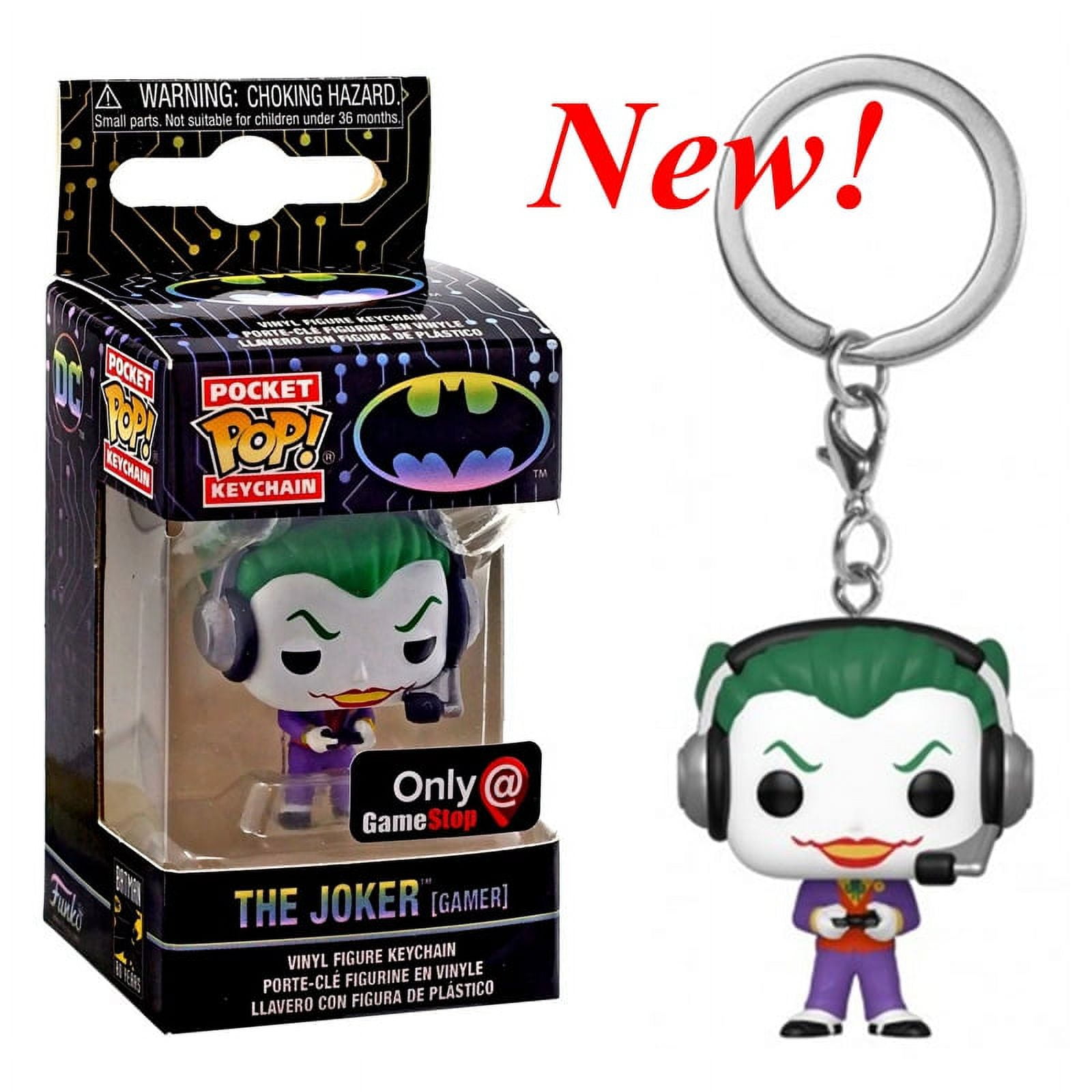 FUNKO New Suicide Squad The Joker Harley Quinn Pop Keychain