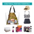 thumbnail image 6 of Easygdp Fishing Gnome Fisherman Tote Bags for Women,Women Travel Shoulder Bags Handbags，Big Capacity Shopping Work Bag, 6 of 8