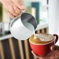 thumbnail image 2 of Pichet pour Café Lait Moussant, Pichet pour Tasse Latte, Pichet Épais en Acier Inoxydable (300 ml), 2 of 8