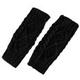 thumbnail image 3 of Holzlrgus Womens Winter Arm Warmers Warm Fingerless Gloves Hand Crochet, 3 of 4