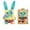 Lapin Enragé (Bleu), variante sur Fugglers Drôles Monstres Laids en Peluche Liquidation - 9 Pouces Oogah Boogah Animaux en Peluche - Mignons Peluches Douces Cadeaux d'Anniversaire Halloween Noël pour Garçons Filles (Achetez Plusieurs Économisez 10 %)