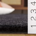 thumbnail image 4 of SAFAVIEH Carmine Eveleen Solid Runner Rug, Black, 2'3" x 8', 4 of 10