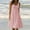 Pink, variant on Viadha Beach Dresses for Women Fashion Holiday Summer Solid Color Sleeveless Party Beach Dress