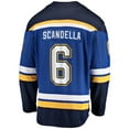 thumbnail image 3 of Men's Fanatics Marco Scandella Blue St. Louis Blues Home Premier Breakaway Player Jersey, 3 of 3