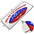 thumbnail image 2 of Dreamtimes USA Patriotic Quotes Hallway Runner Rug 2'x6' Kitchen Rug with Rubber Backing Lips American Flag Non Slip Entryway Rug Runner Washable Soft Area Rug for Hallway Bedroom Kitchen Decor, 2 of 6