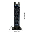 thumbnail image 4 of facefd Fishing Box Rod Holder External Adjustable Pole Storage Stand Inserting Device Rack Standing Bracket Carrying Upgrade Pink Blue Black, 4 of 6