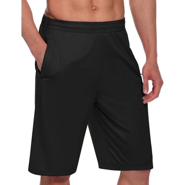 BALEAF Men's 11'' Basketball Shorts Gym Shorts Long Athletic with Zipper Pockets Lightweight