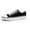 Black, variant on Womens Classic Canvas Shoes Low Top Lace up Fashion Casual Sneakers Navy