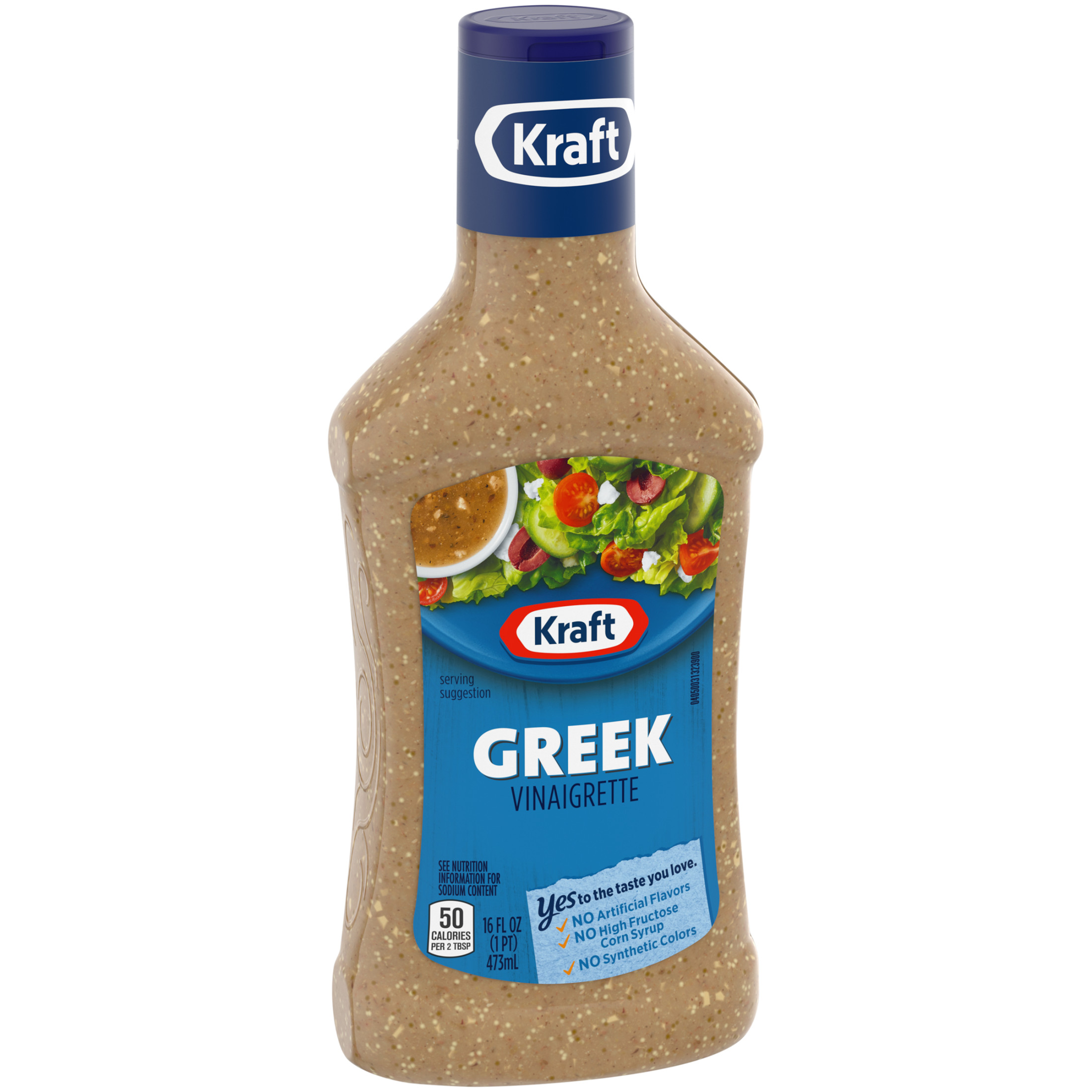 Kraft Greek Vinaigrette Salad Dressing, 16 fl oz Bottle - image 3 of 6
