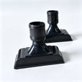 thumbnail image 4 of 2026 Halloween Indoor Decorations Black Vintage Candle Holders Rectangular Plastic Taper Candlestick Holders Halloween Decor Candelabra Base, 4 of 8
