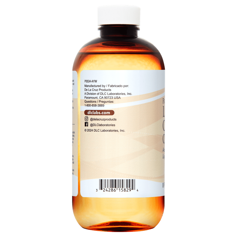 De La Cruz Fractionated Liquid Coconut Oil for Hair and Skin