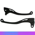 thumbnail image 3 of 2Pcs Black Aluminum Motorcycle Front Brake Clutch Levers 8mm Mounting Hole USA, 3 of 5