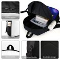 thumbnail image 4 of Galaxy Dream Planets Backpack 17in Laptop traveling Bag Bags, 4 of 5