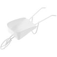Weiweiguan Dolls House Wheelbarrows Prop Mini Vintage Barrow Metal