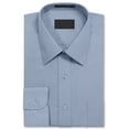 thumbnail image 2 of Men's Long Sleeve Regular Fit Button Up Pocket Solid Standard Cuff Dress Shirt, 2 of 2