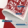 thumbnail image 6 of IDEALHOUSE 8x10ft Red Christmas Area Rugs, Modern Washable Festive Rug, Non Slip, Soft Low Pile, Foldable, Easy Care, Vibrant Holiday Pattern, Great for Living Room, Bedroom, 6 of 7