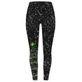 thumbnail image 5 of oelaio Womens Christmas Leggings Novelty Holiday Tights Funny Cute Xmas Print Casual Yoga Pants Buttery Soft Ankle Length Milk Silk Legging Black L, 5 of 7