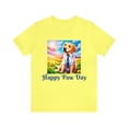 thumbnail image 2 of Unisex Jersey Short Sleeve Streetwear Bella Canvas T-Shirt Happy Paw Day, 2 of 12