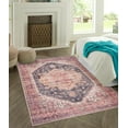 thumbnail image 7 of GLN Rugs Mylasa - Indoor, Machine Washable Area Rug 3'x5' Black/Terra Home Carpet, 7 of 7