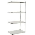 thumbnail image 2 of Nexel 5 Tier Solid Stainless Steel Shelving Add-On Unit, 36"W x 24"D x 63"H, 2 of 4