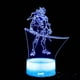 thumbnail image 1 of Lámpara nocturna Overwatch Anime Decor 3D Illusion con base, 1 of 1