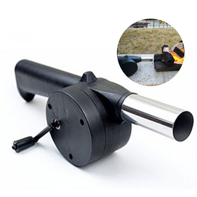 Ventilador Para Barbacoa Al Aire Libre, Soplador De Aire Con Manivela Portátil, Parrilla Para Barbacoa, Fuelle, Herramientas Contra Incendios, Picnic, Accesorios Para Acampar Vogacara HA013007-00