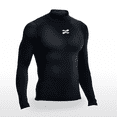 thumbnail image 3 of Playera Deportiva Manga Larga Unisex Licra de Compresion Comoda y Fresca Pack 3 multicolor M ZAPARI Licra Deportiva, 3 of 10