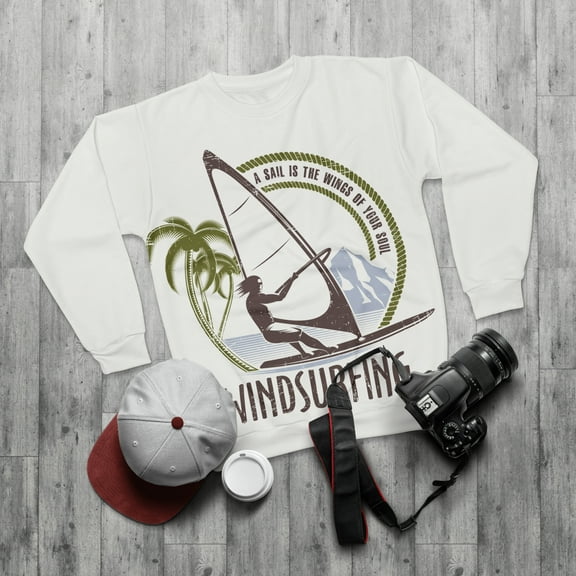 AOP Unisex Sweatshirt Windsurfing