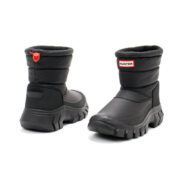 Hunter Women's Intrepid Insulated Short Snow Boots, Black,8 M US