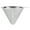 L, variant on Ludlz Coffee Filter 304 Stainless Steel Double Layer Fine Mesh Paperless Reusable Pour Over Coffee Dripper Cone Strainer Funnel Coffee Maker Accessories