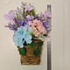 thumbnail image 4 of Clearance!Guirnalda de cesta de hortensias de primavera, simulación de cesta de mimbre, cesta para puerta, guirnalda decorativa colgante para puerta, 4 of 9