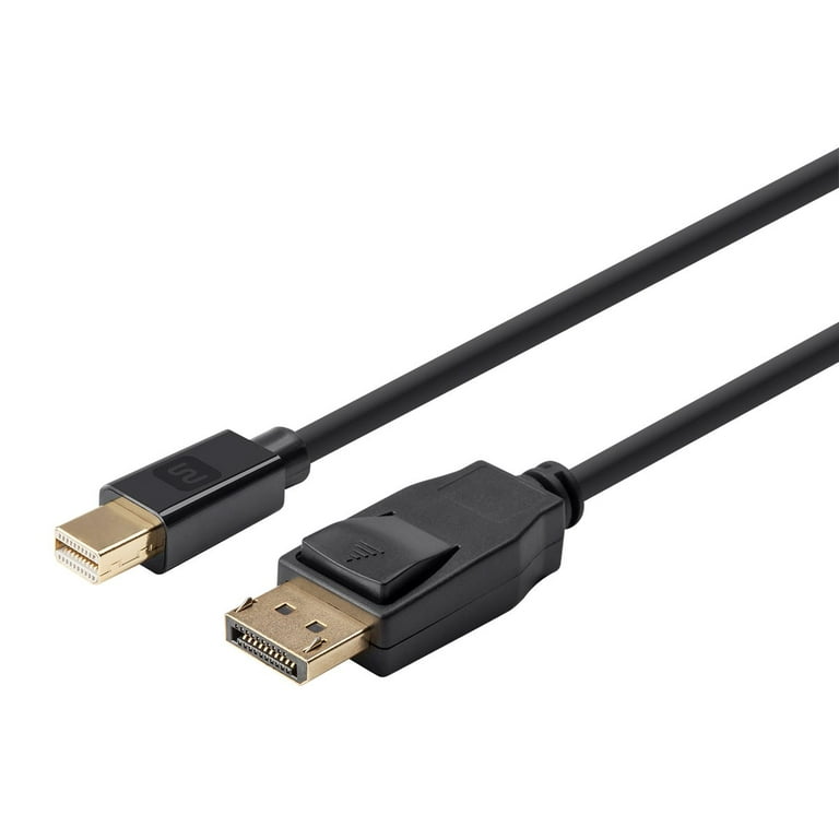 Monoprice Mini DisplayPort 1.1 to HDMI Adapter with Audio Support, Black 
