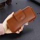 thumbnail image 2 of Bolsa de teléfono para Samsung Galaxy S22 Ultra, funda con Clip para cinturón, de cuero genuino, con tapa Fivean unisex, 2 of 2