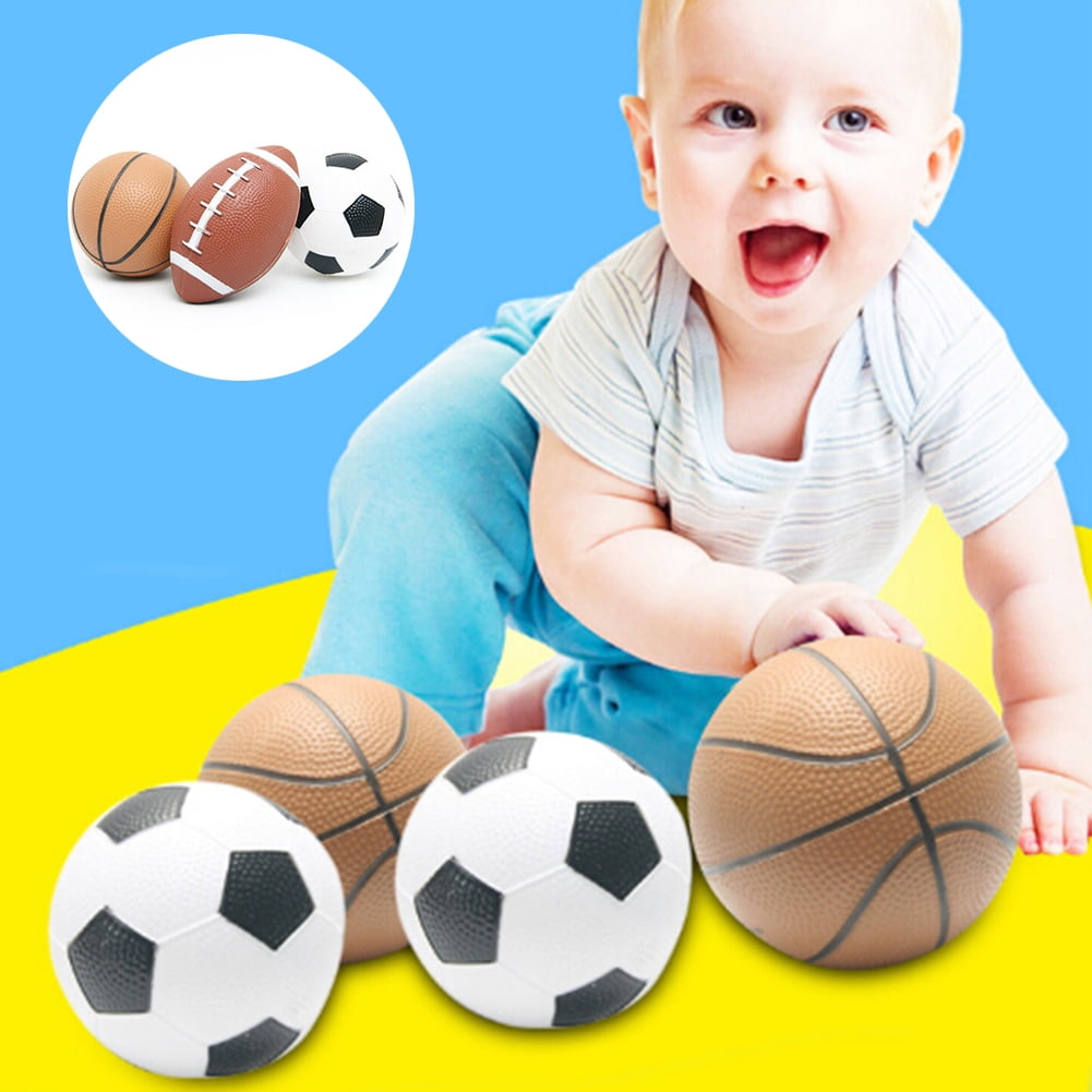 Kuangmi Mini Basketball for Kids Child Baby Toddler Dotey Play Toy Ball Size 1 