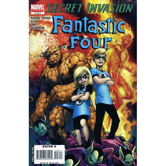 Secret Invasion: Fantastic Four #3 VF ; Marvel Comic Book