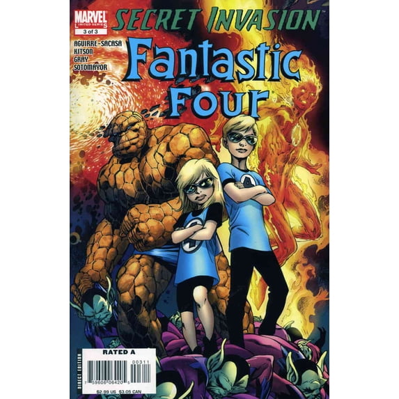 Secret Invasion: Fantastic Four #3 VF ; Marvel Comic Book