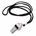 thumbnail image 7 of Metal Referee Whistles | Stainless Steel | Includes Lanyards | 3-Pack | Lightweight & Durable | Crisp Sound | Ideal for School Sports, Soccer, Football, Basketball, Coaches & Referees, 7 of 7