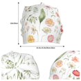 thumbnail image 3 of KLL Wildflower Watercolor 2 Winter Fall Beanie Knit Hats for Men & Women - Warm & Soft Stylish Toboggan Caps for Cold Weather, 3 of 6