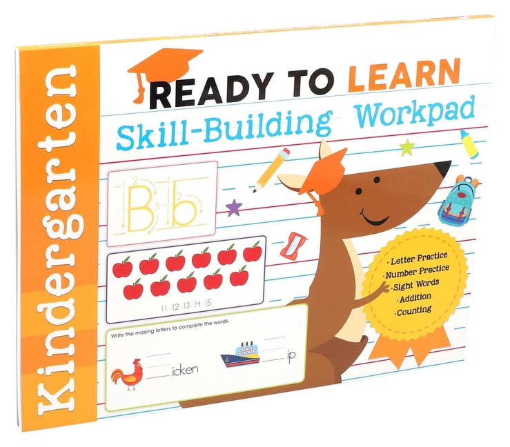 Ready To Learn Kindergarten Skill Building Workpad Walmart Com
