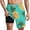 Green, variant on Mens American Flag Swim Trunks Patriotic Split Design Quick-Dry Board Shorts with Liner for 4th of July Beach Pool,Size L