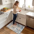 thumbnail image 2 of Roomisland Washable 2x3ft Entryway Rug Indoor, Non Slip Small Area Rug for Kitchen Bathroom Door Mat, Low Pile Floor Carpet with Rubber Backing, Vintage Farmhouse Decor, Easy Clean, 2 of 8