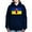 Navy, variant on CafePress - Ukrainian Flag With Fist Sweatshirt - Pullover Hoodie, Classic & Comfortable Hooded Sweatshirt