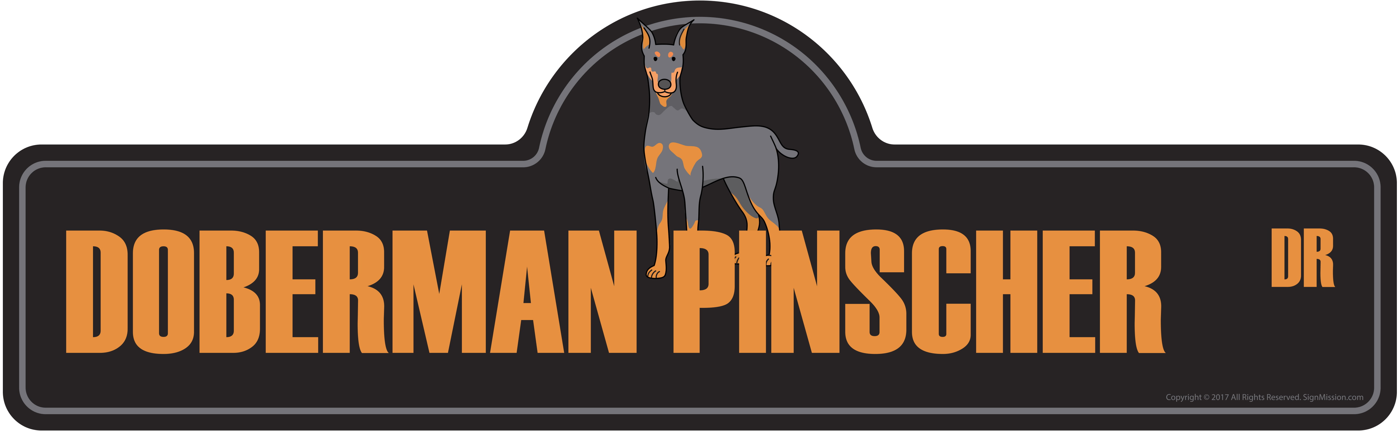 I Love My Doberman Pinscher Dog Lovers Design Heavy Duty Metal Car License Plate Frame Auto Tag Holder