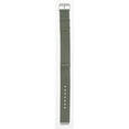thumbnail image 2 of Hamilton Watchband 22mm XL Olive  Green Nylon Strap with brushed silver keepers and buckle fits  H76456955  part#H600765110, 2 of 3