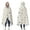 Beige Sun Moon, variant on Wearable Blanket,Black Tarot Moon Moth Pattern Hooded Wearable Flannel Blanket for Adults & Teens,Winter Poncho Shawl Wrap Cape Cozy Anti-Pill,50"x60"
