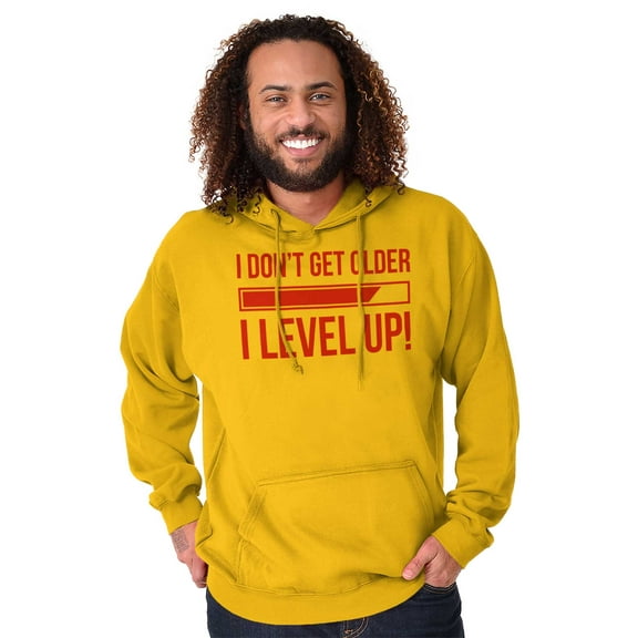 I Dont Get Older I Level Up Gamer Hoodie Sweatshirt Women Men Brisco Brands 2X