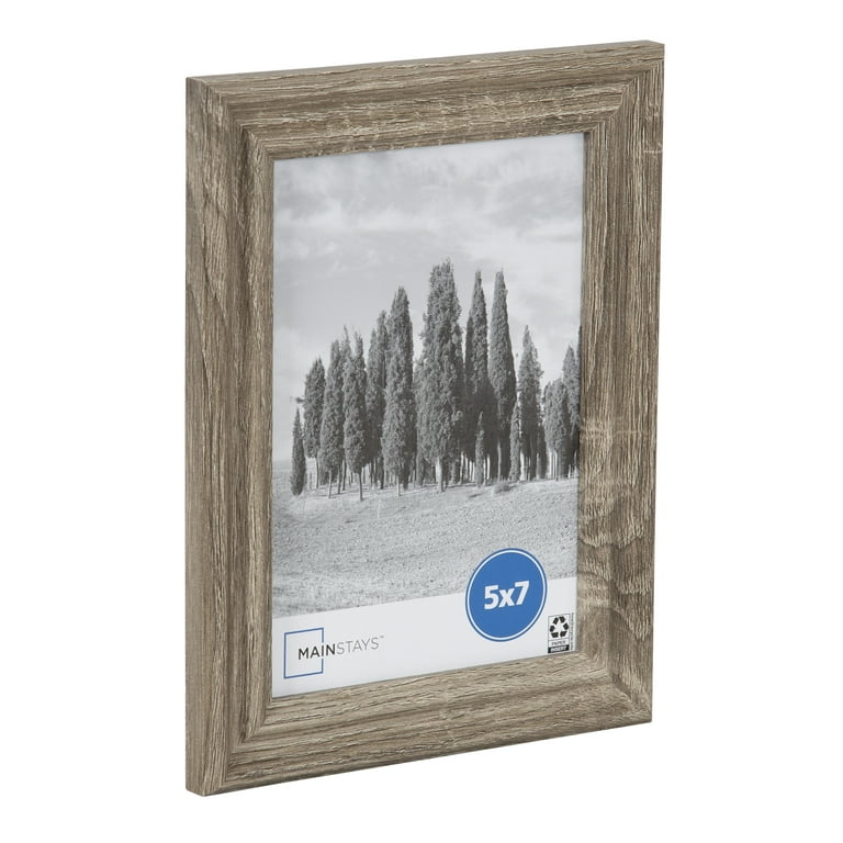 Mainstays Traditional 5x7 Rustic Gray 1.0 Gallery Wall Frame