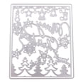 thumbnail image 2 of Plantillas de troqueles de corte de navideño para álbum de fotografía de álbum de recortes de bricolaje Troqueles de corte de metal artesanales en r Gloria Corte de Dados, 2 of 7